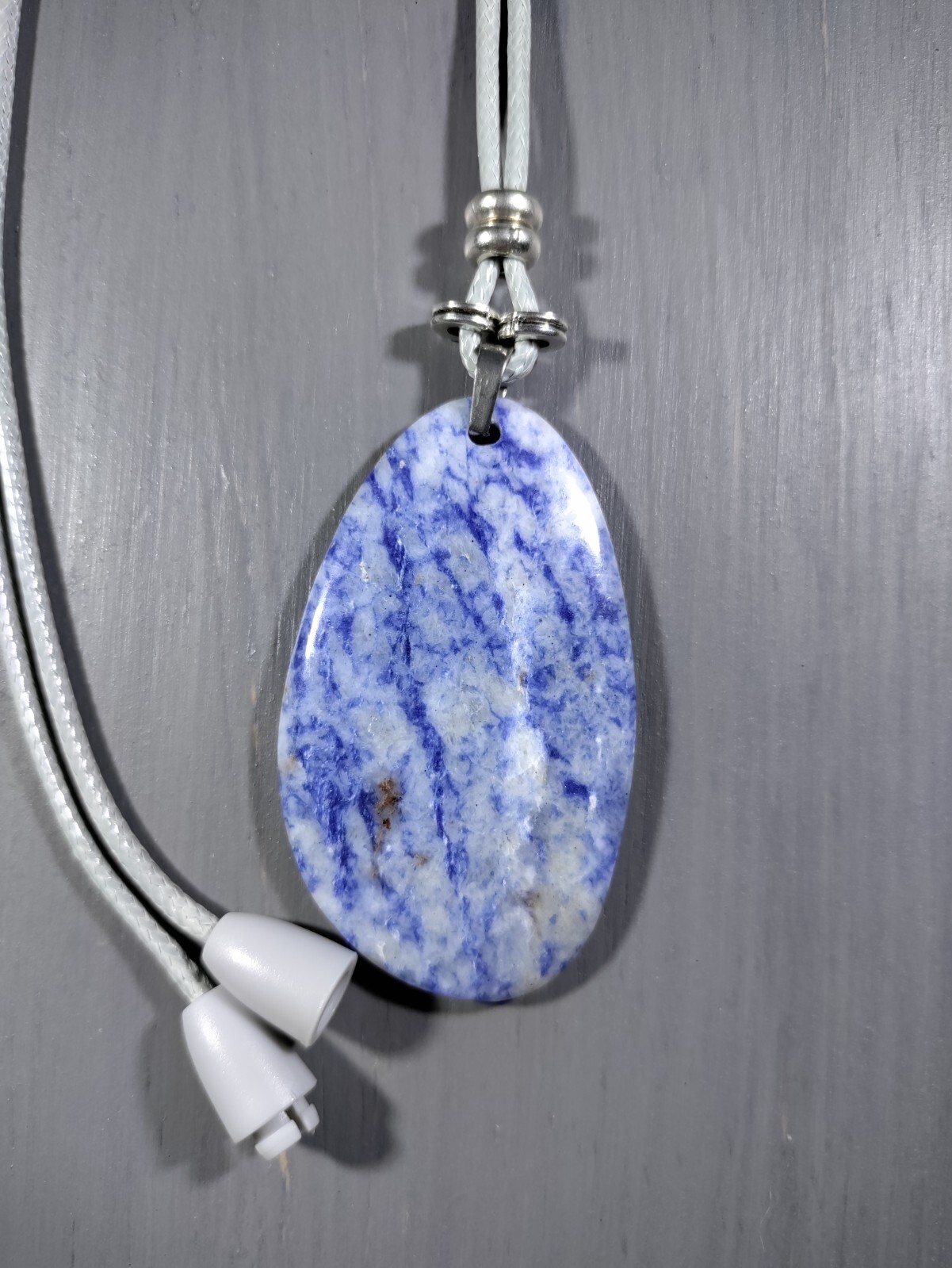 Sodalite – Cut Stone Necklace