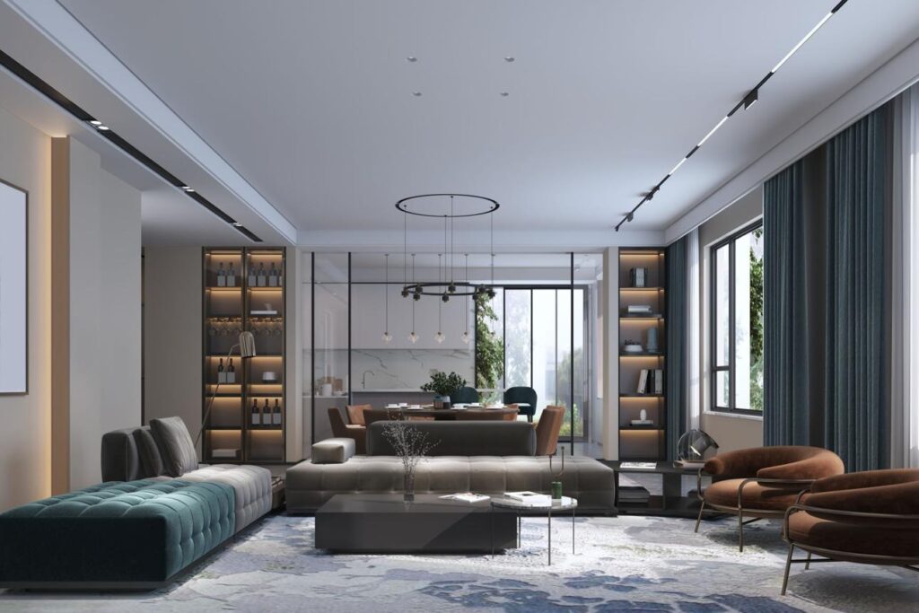 professional architect designing residential project
