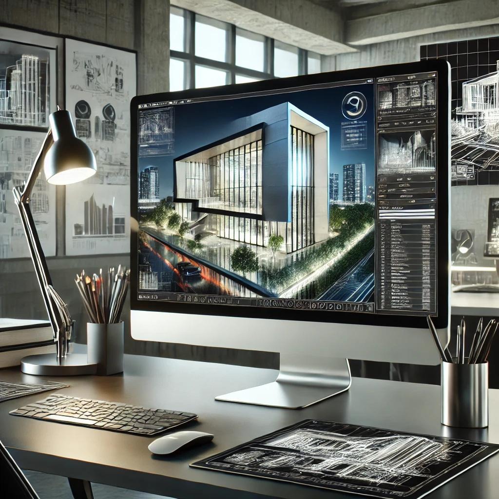 luxury interior design 3D rendering